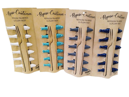 Repose-couteaux | Lot de 6 - Céramique artisanale portugaise