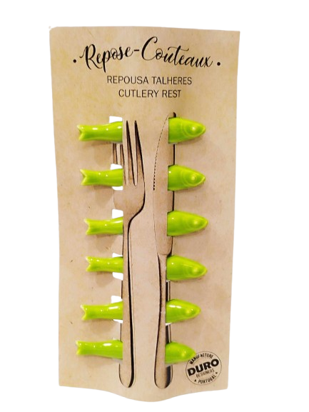 Repose-couteaux | Lot de 6 - Céramique artisanale portugaise