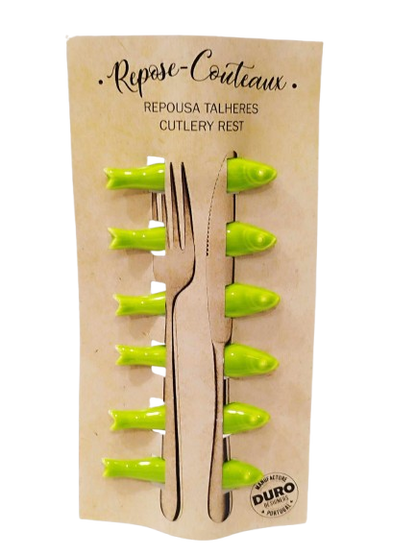 Repose-couteaux | Lot de 6 - Céramique artisanale portugaise