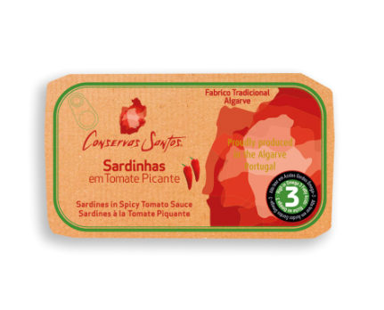 Sardines à la tomate piquante - Conserverie artisanale CAMPOS SANTOS