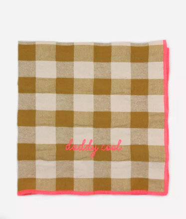 Serviettes brodées - Coton & broderie artisanale