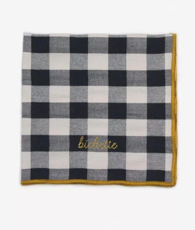 Serviettes brodées - Coton & broderie artisanale