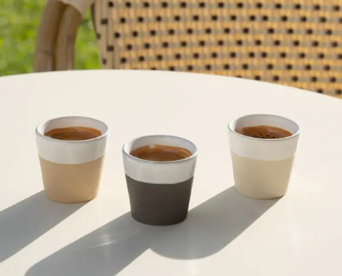 Tasse à expresso en céramique - 3 couleurs au choix
