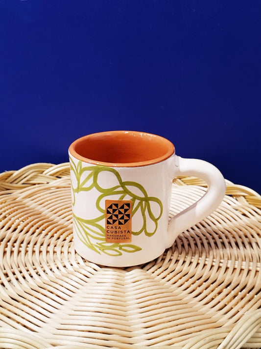 Mug Flores – Tasse fleurie en céramique artisanale portugaise CASA CUBISTA