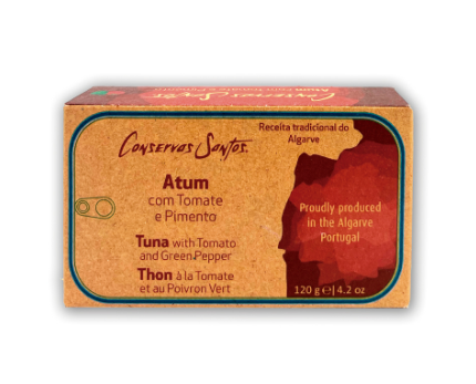 Thon à la tomate et au poivron vert - Conserverie artisanale CAMPOS SANTOS