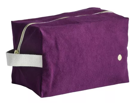 Trousse de toilette - Coton bio & intérieur imperméable