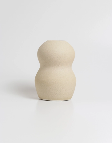 Vase PALUS sable - Céramique artisanale