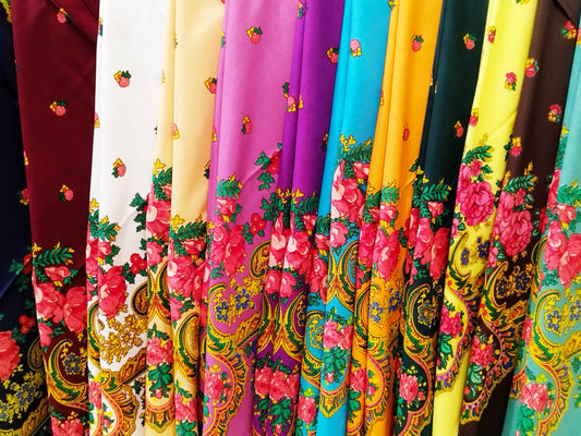 Foulards portugais traditionnels colorés