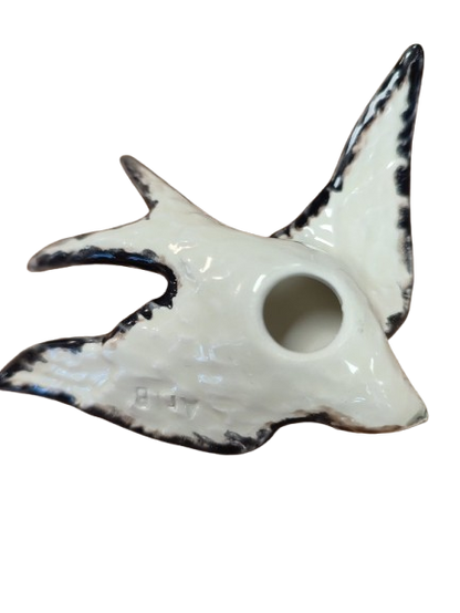 Hirondelles noires en faïence - Céramique artisanale BORDALLO PINHEIRO