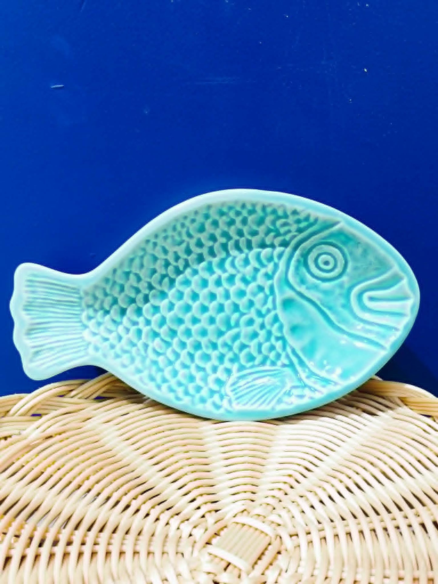 Plat poisson petit format - Céramique artisanale portugaise