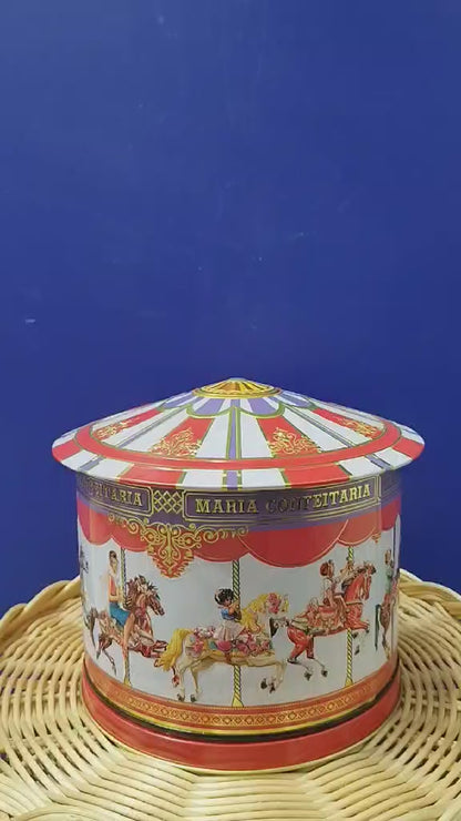 Boîte à musique carrousel avec biscuits (300g) – Maria Confeitaria