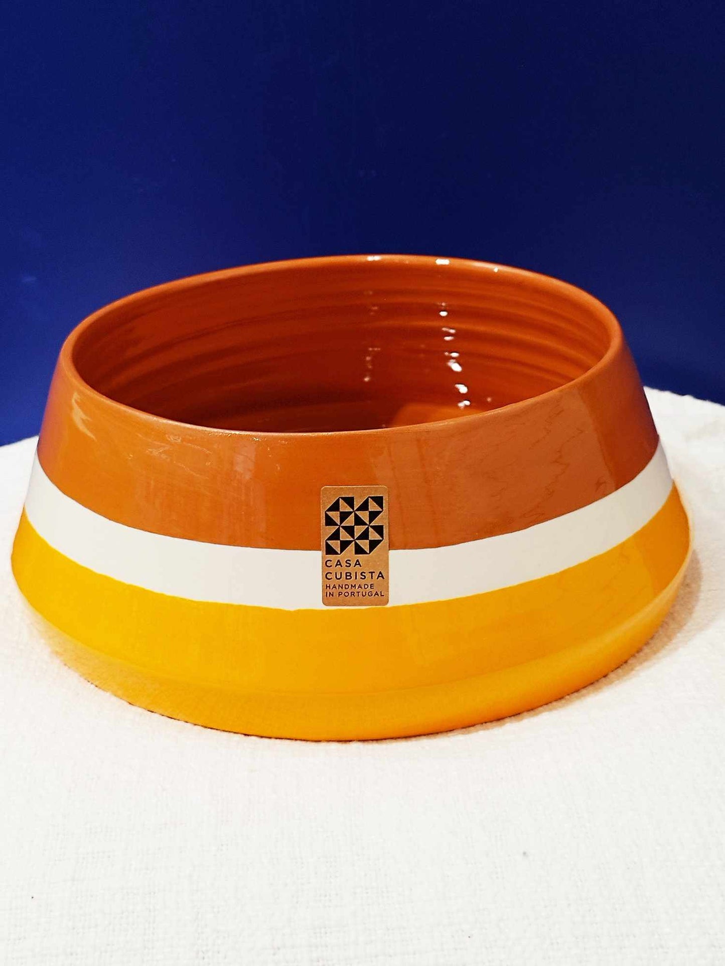 Saladier tricolore - Céramique artisanale CASA CUBISTA