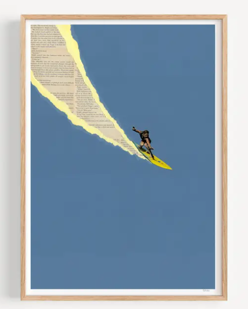 Affiche 30x40 cm "WINDANDSEA" par Ciel Glue