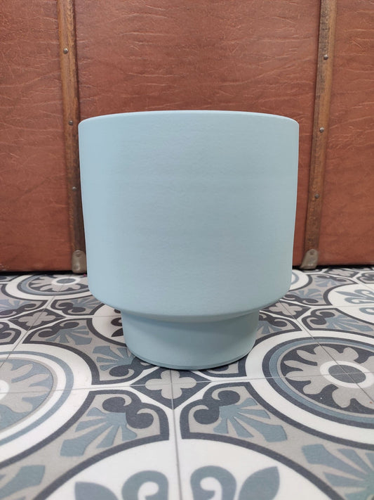 vase cache pot bleu artisanat fait main portugal cherbourg cotentin normandie saudade concept store