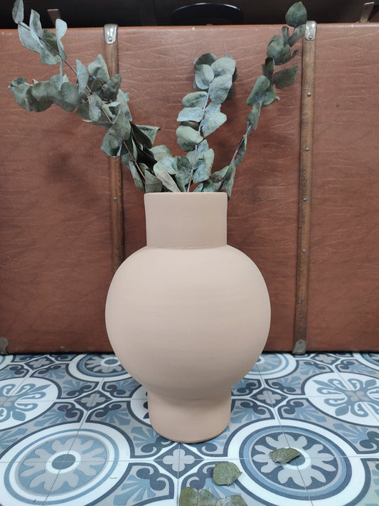vase terre cuite terracotta fleur décoration artisanat fait main portugal cherbourg cotentin normandie Saudade concept store