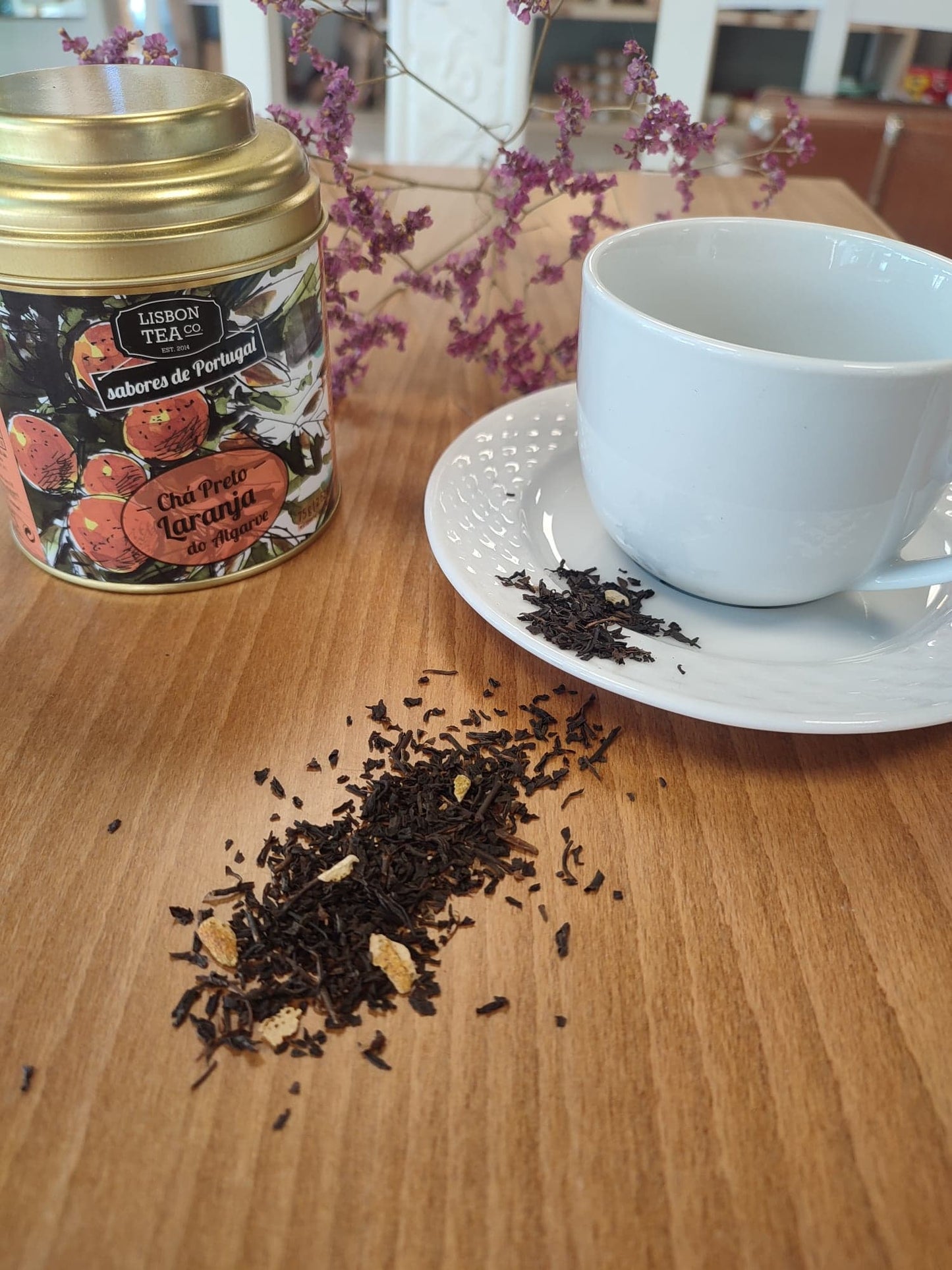 thé noir orange algarve boisson portugal lisbon tea co saudade concept store cherbourg normandie